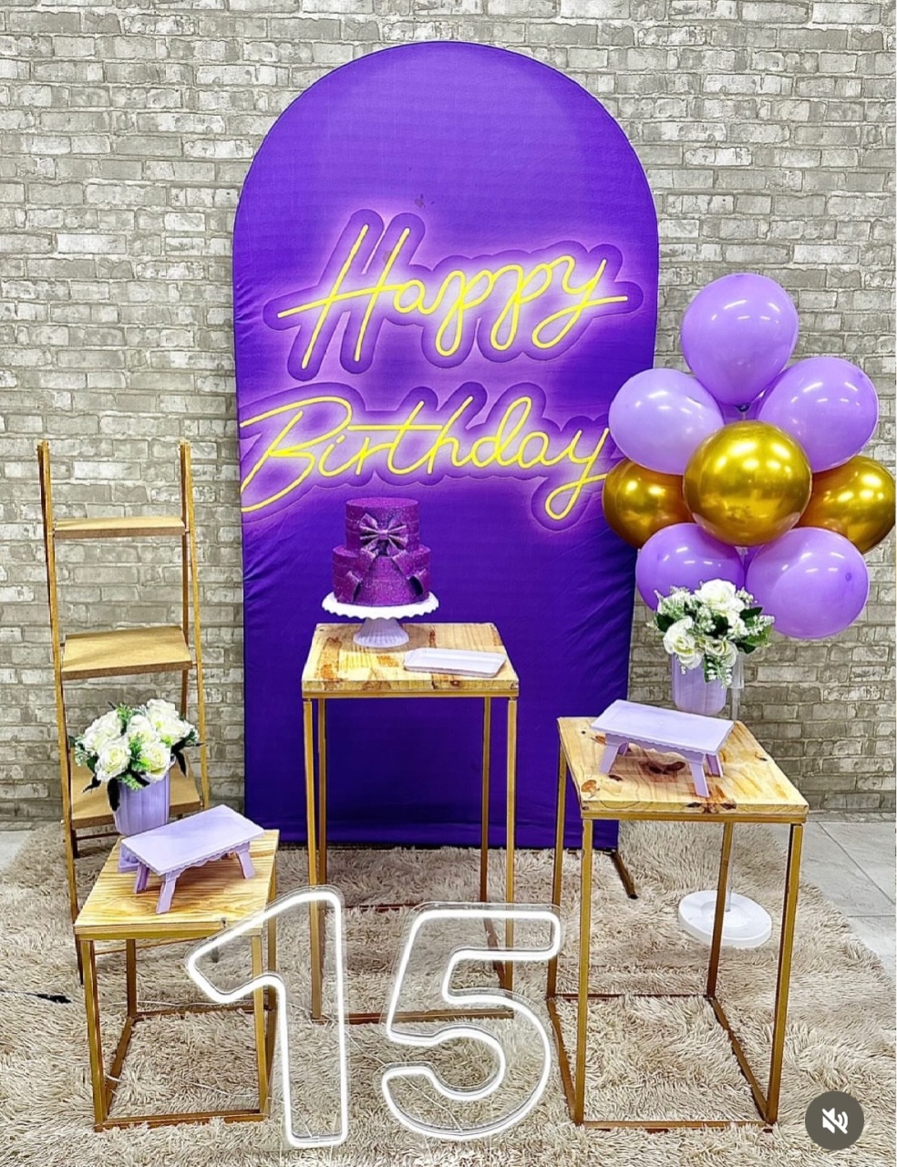 Decoração Roxo 15 Anos  - Helpfestas