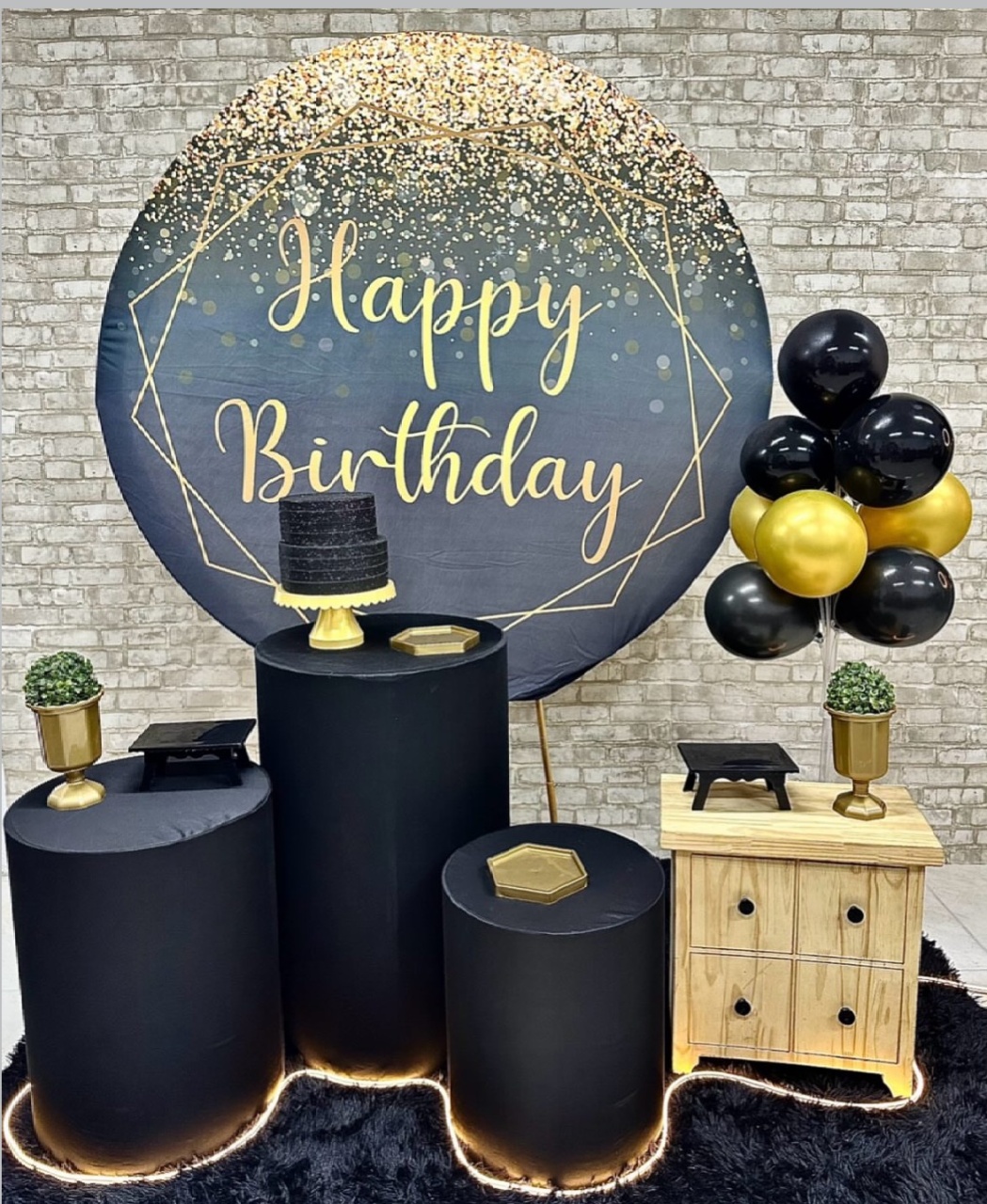 Happy Birthday Com Led  - Helpfestas