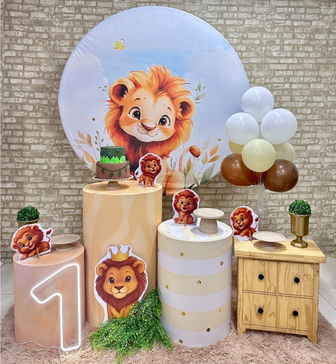 Decoração Leão - Helpfestas