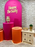 Decoração Laranja E Rosa Pink  - imagem 2