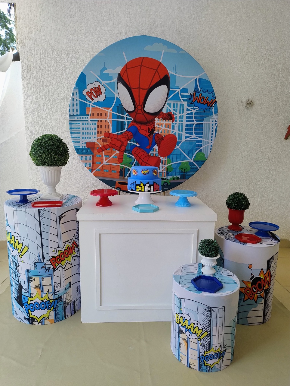 Kit Pegue E Monte Premium - Homem Aranha Spiderman Hq Cute Baby - Neide Locações pegue e Monte 