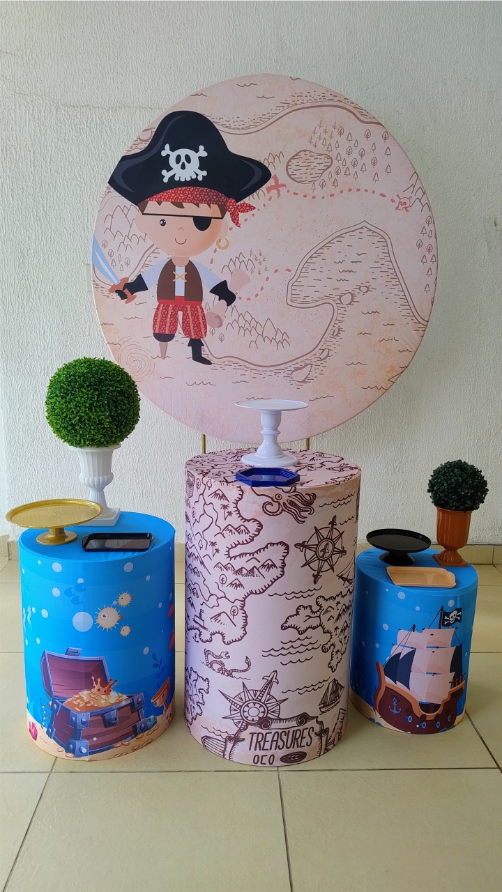 Kit Pegue E Monte Pirata - Tradicional - Neide Locações pegue e Monte 