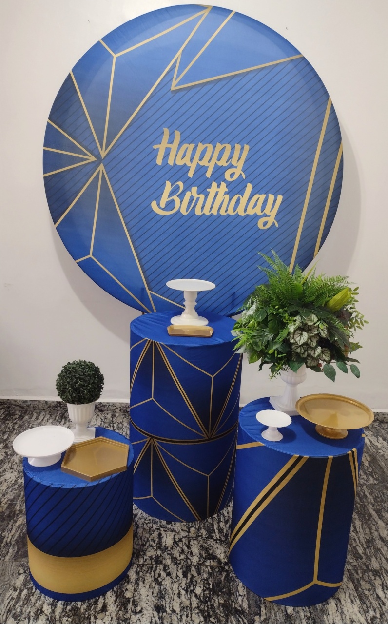 Kit Pegue E Monte Masculino Adulto Happy Birthday - Tradicional - Neide Locações pegue e Monte 