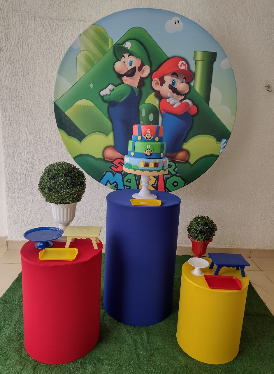 Kit Pegue E Monte Super Mário - Clássico - Neide Locações pegue e Monte 