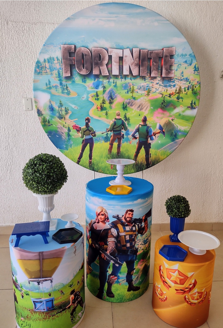 Kit Pegue E Monte Fortnite, Fortinite - Tradicional - Neide Locações pegue e Monte 