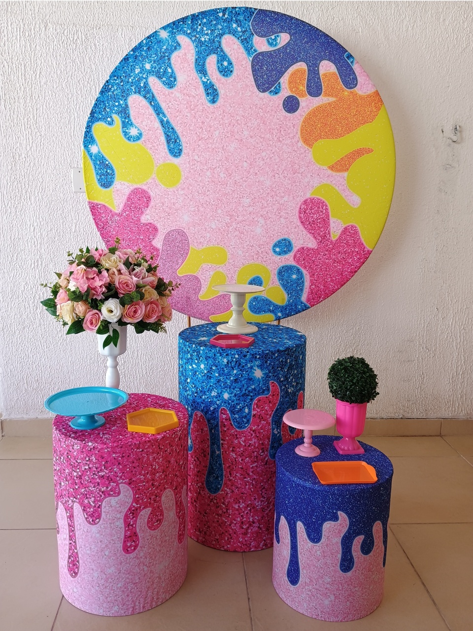 Kit Peque E Monte Slime Slaime - Tradicional - Neide Locações pegue e Monte 