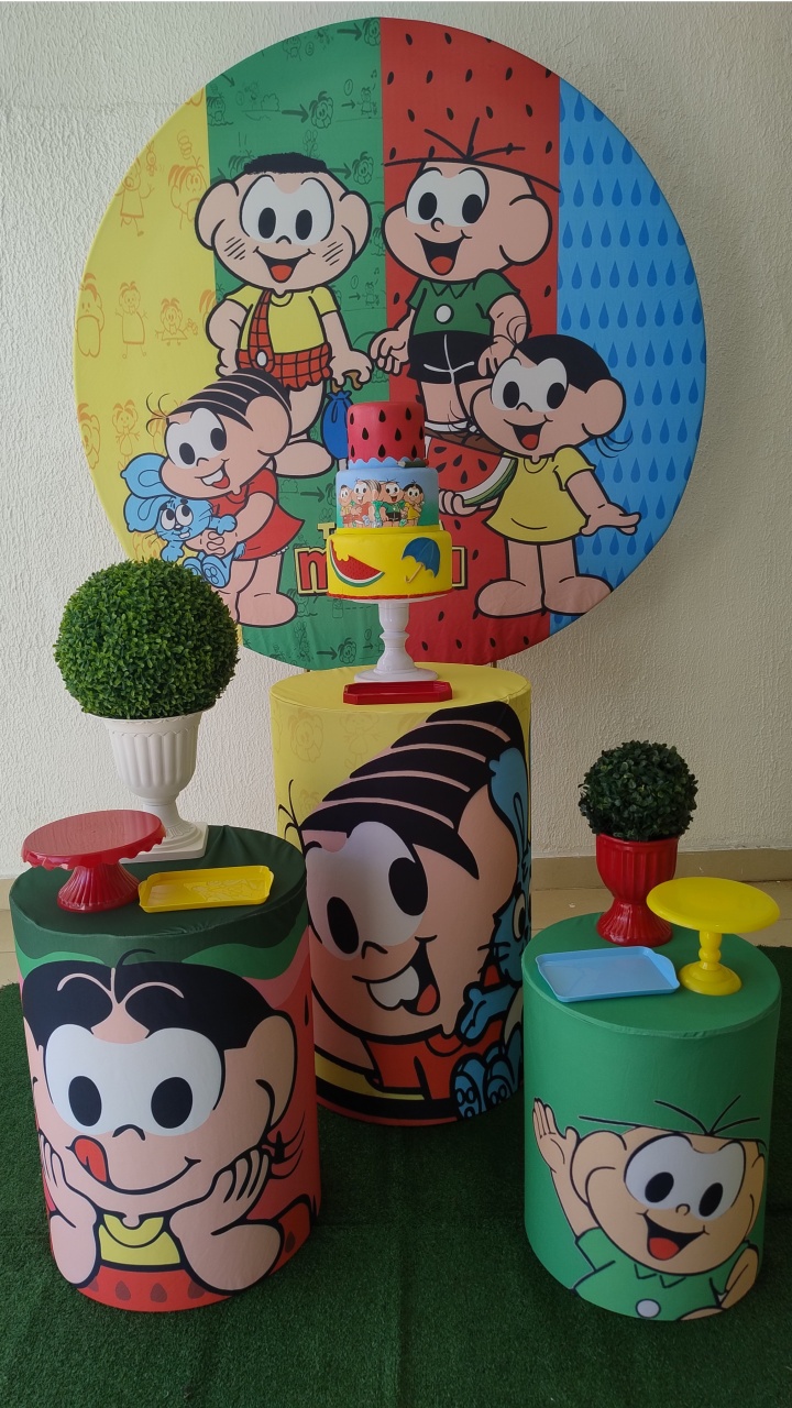 Kit Pegue E Monte Menino Turma da Mônica - Clássico - Neide Locações pegue e Monte 