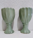 Vaso Decorado Porcelana Cerâmica Eucalipto - imagem 2