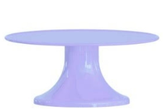 Boleira Cone Lisa 32 Cm Lilás - Neide Locações pegue e Monte 
