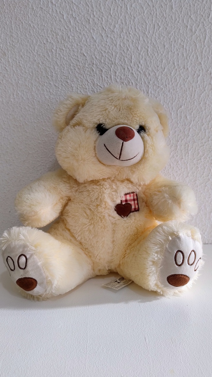 Urso Coração - Neide Locações pegue e Monte 