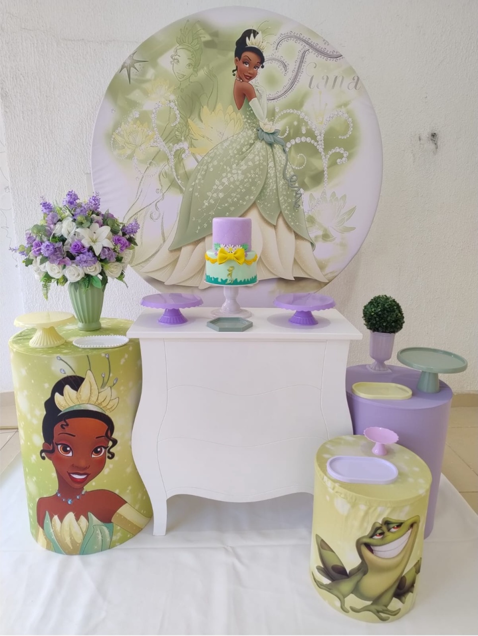 Kit Pegue E Monte Tiana A Princesa E O Sapo - Premium - Neide Locações pegue e Monte 