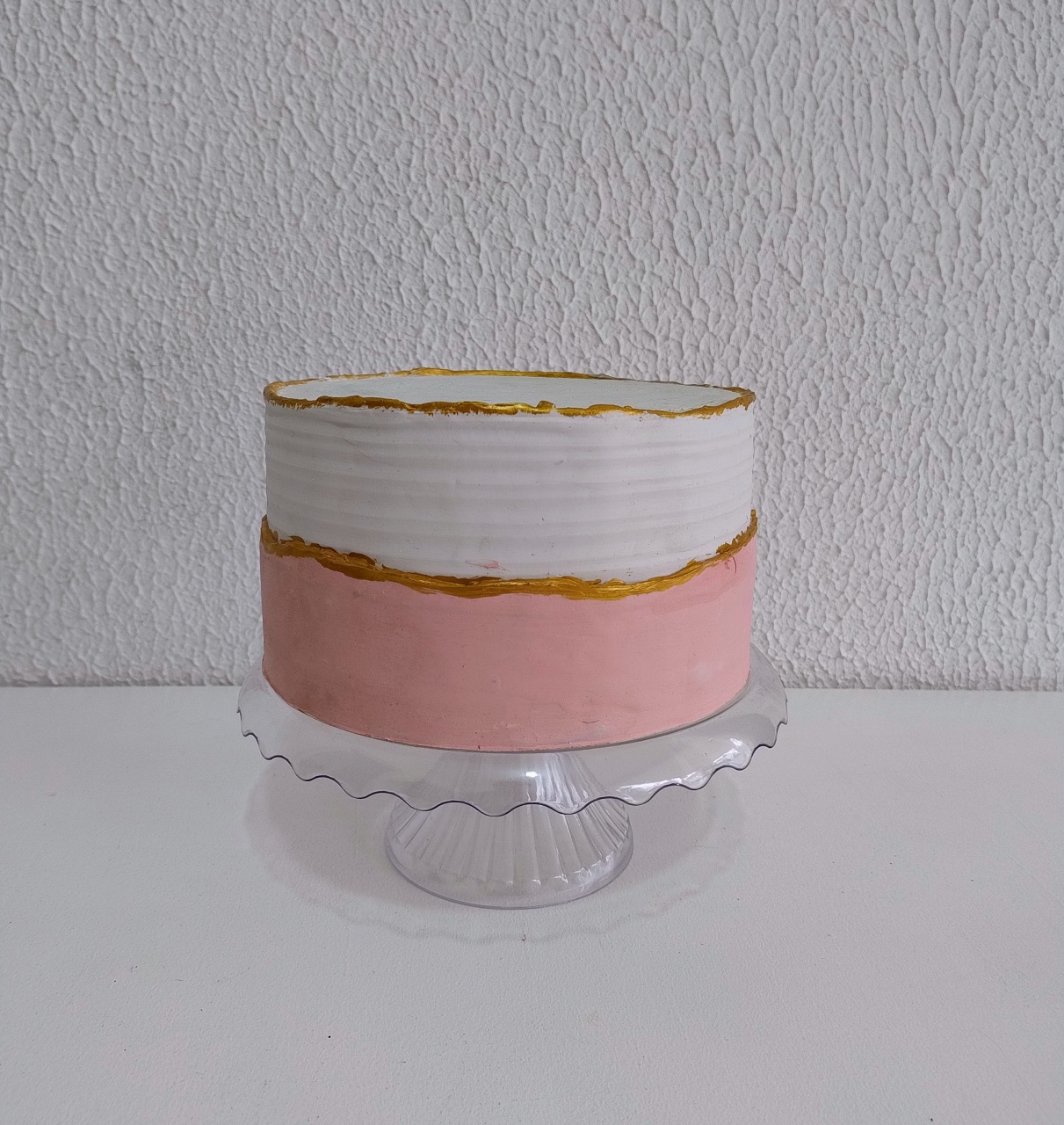 Bolo Cenográfico Buttercream Tons Neutros - Neide Locações pegue e Monte 