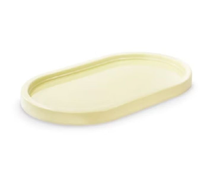 Bandeja Retangular Oval Amarelo Candy - Neide Locações pegue e Monte 