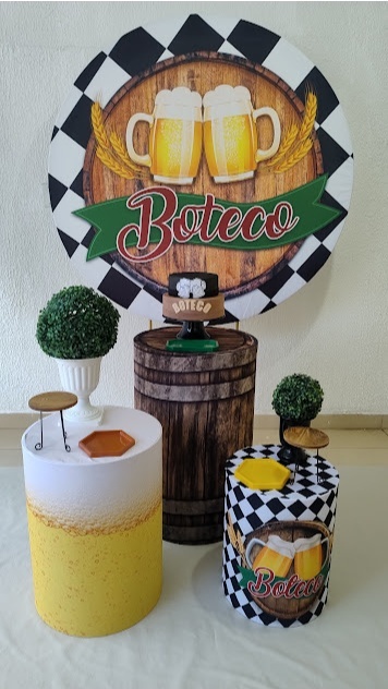 Kit Pegue E Monte Boteco Canecas de Cerveja - Clássico - Neide Locações pegue e Monte 