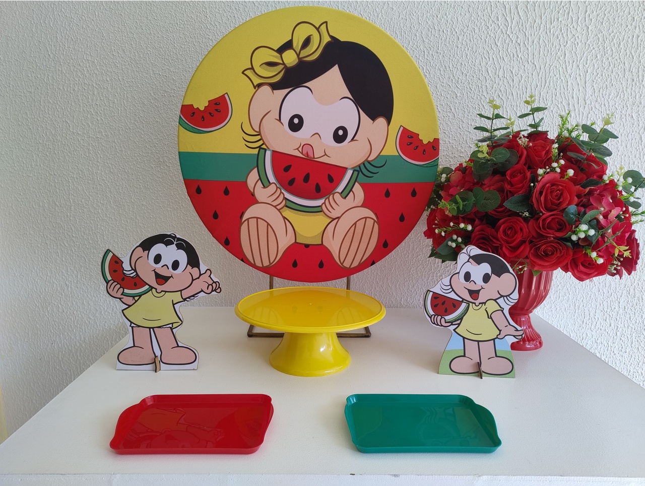 Mini Kit - Festa Na Mesa - Magali Baby - Neide Locações pegue e Monte 