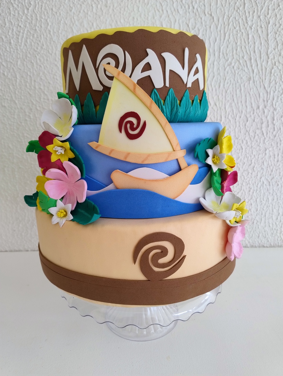Bolo Cenográfico Moana - Neide Locações pegue e Monte 
