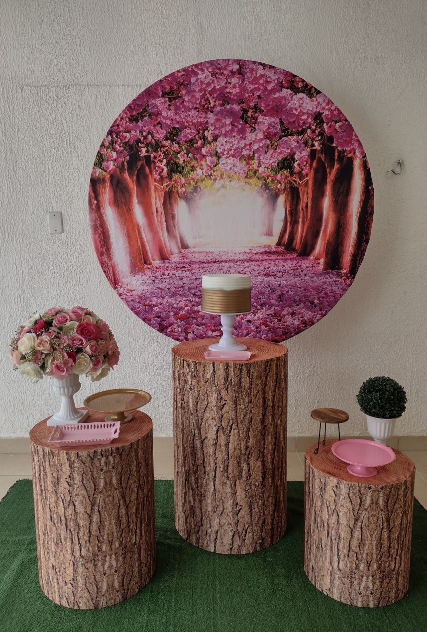 Kit Pegue E Monte Comemorações Feminino Adulto Jardim Encantado - Clássico - Neide Locações pegue e Monte 