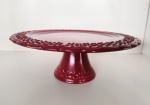 Suporte de Doces Marsala Borda Desenhada Floral - imagem 1