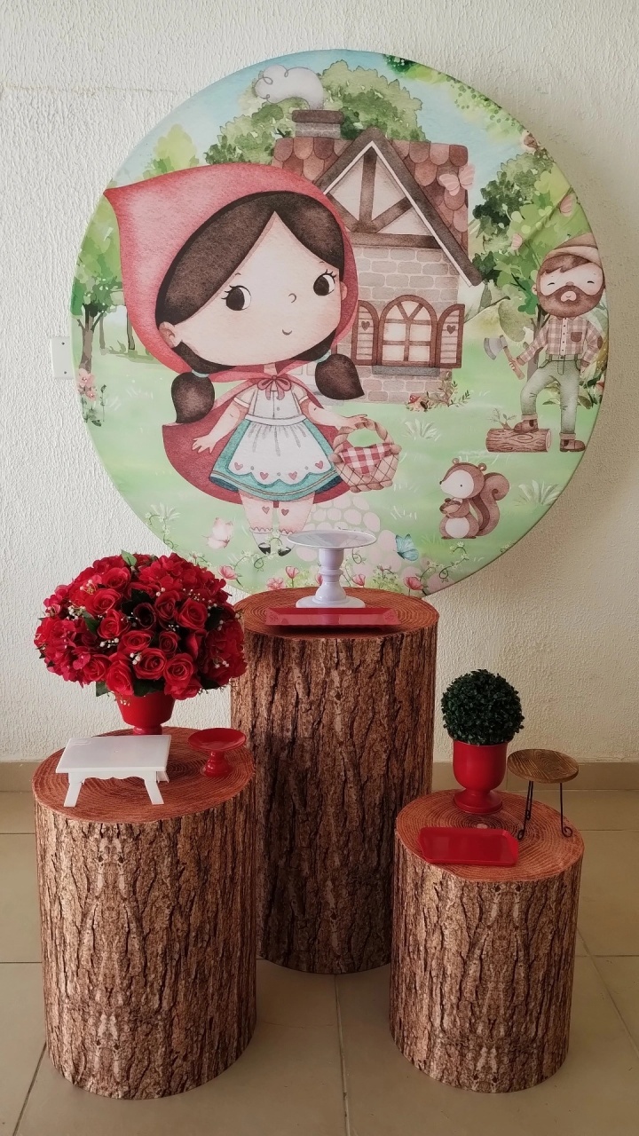 Kit Pegue E Monte - Chapéuzinho Vermelho (Tradicional) - Neide Locações pegue e Monte 