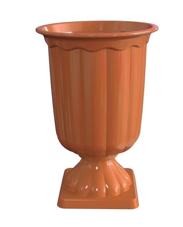 Vaso Romano de Plástico Terracota - Neide Locações pegue e Monte 