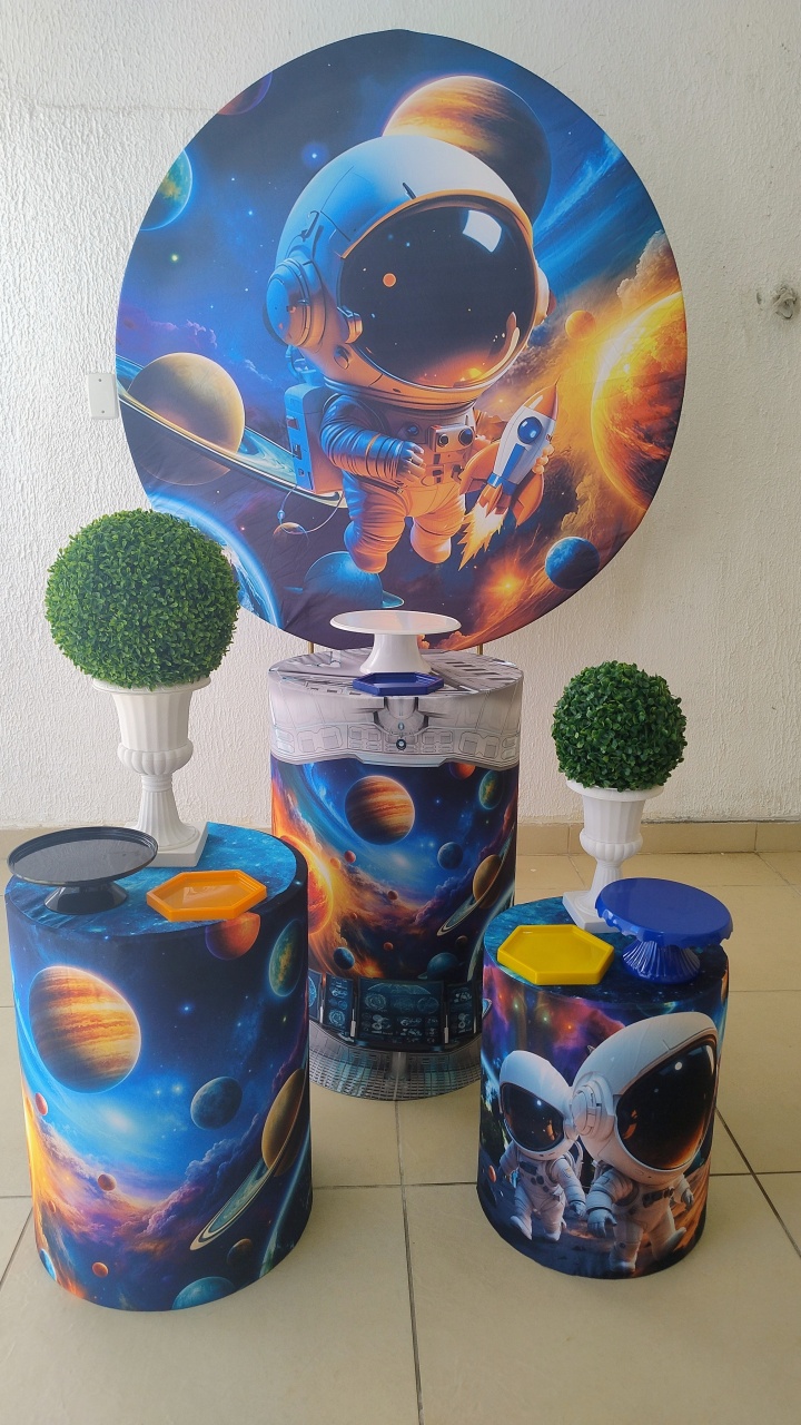 Kit Pegue E Monte Astronauta Nasa - Tradicional - Neide Locações pegue e Monte 