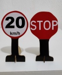 Displays de Mesa Placas de Trânsito - imagem 2