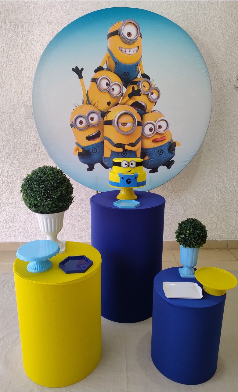 Kit Pegue E Monte Minions - Clássico - Neide Locações pegue e Monte 