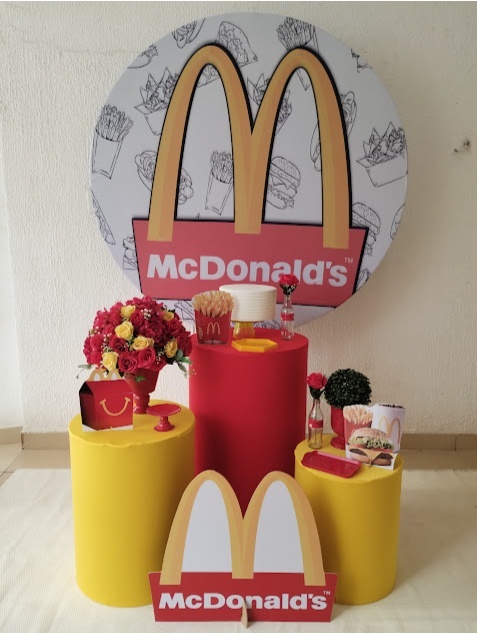 Kit Pegue E Monte Mc Donalds Com Displays - Clássico - Neide Locações pegue e Monte 