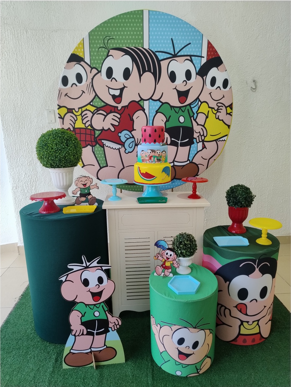 Kit Pegue E Monte Menino Turma da Mônica - Premium - Neide Locações pegue e Monte 