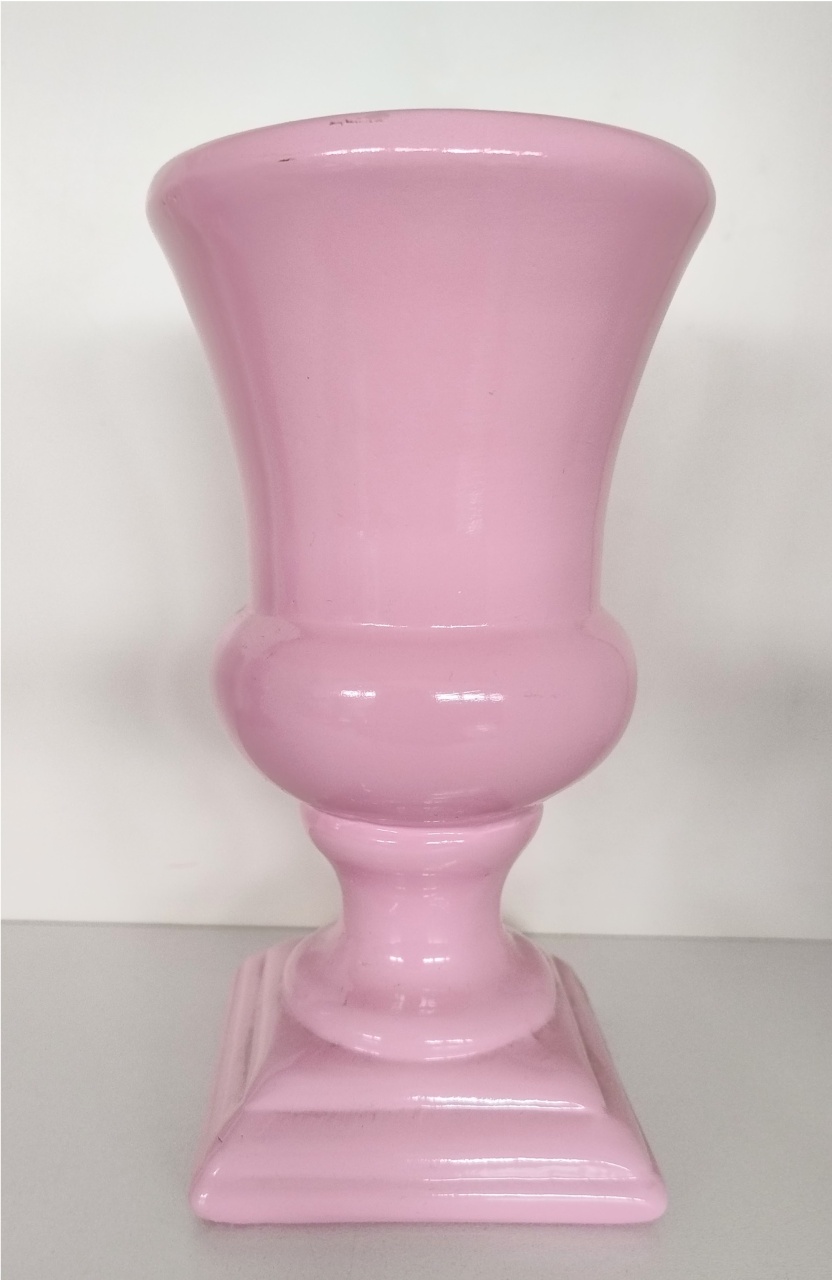 Vaso Pequeno Rosa - Neide Locações pegue e Monte 