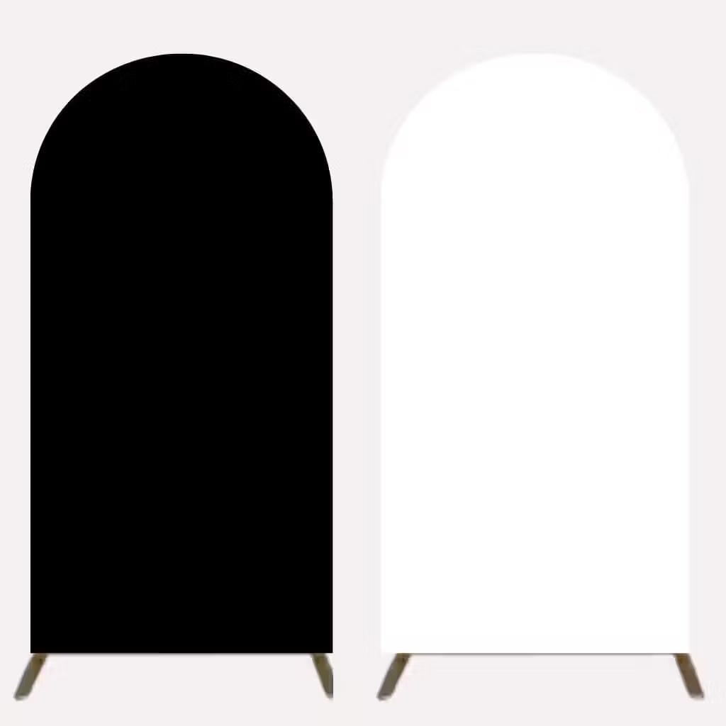 Capa Painel Romano Dupla Face Preto E Branco - Neide Locações pegue e Monte 