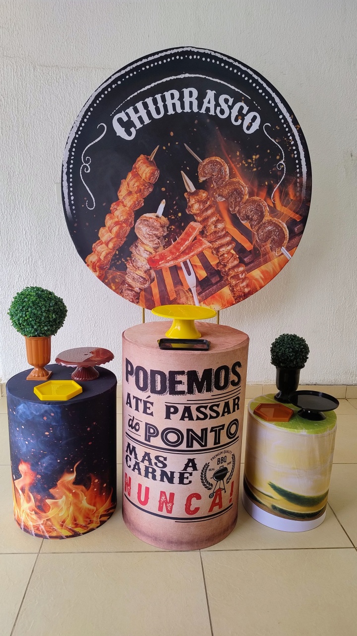 Kit Pegue E Monte Churrasco - Tradicional - Neide Locações pegue e Monte 