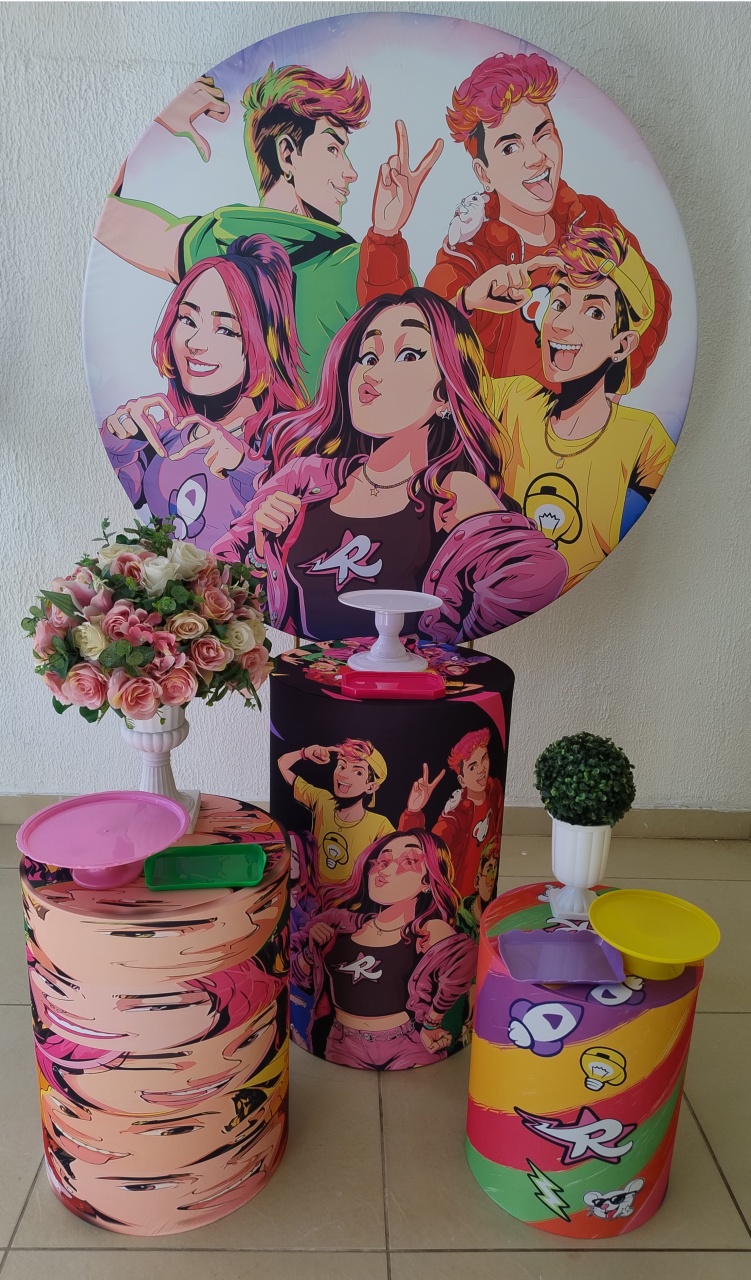 Kit Pegue E Monte Grupo dos Rosa Com Emilly Vick - Tradicional - Neide Locações pegue e Monte 