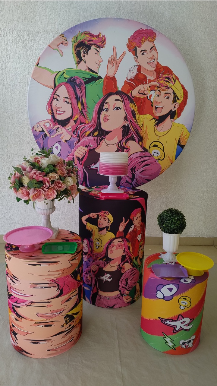 Kit Pegue E Monte Grupo dos Rosa Com Emilly Vick - Clássico - Neide Locações pegue e Monte 