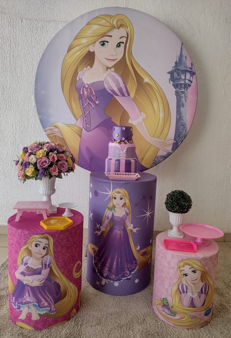 Kit Pegue E Monte - Rapunzel (Clássico) - Neide Locações pegue e Monte 