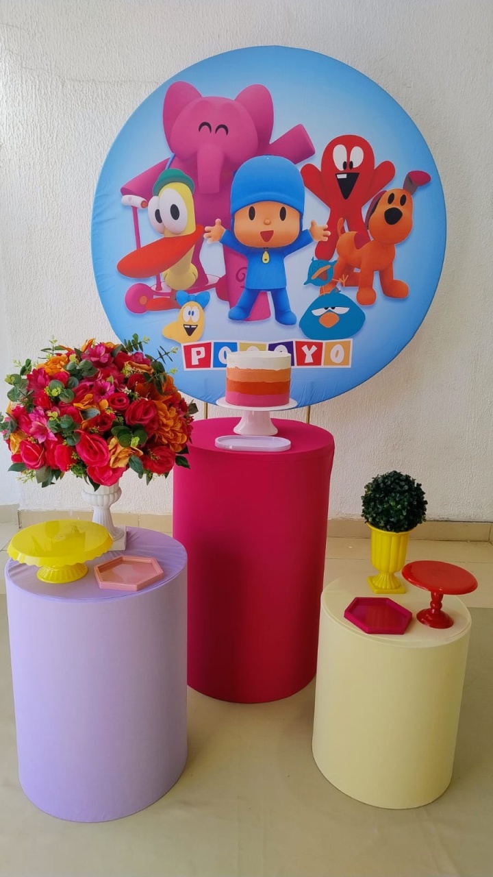 Kit Pegue E Monte Pocoyo Menina - Clássico - Neide Locações pegue e Monte 