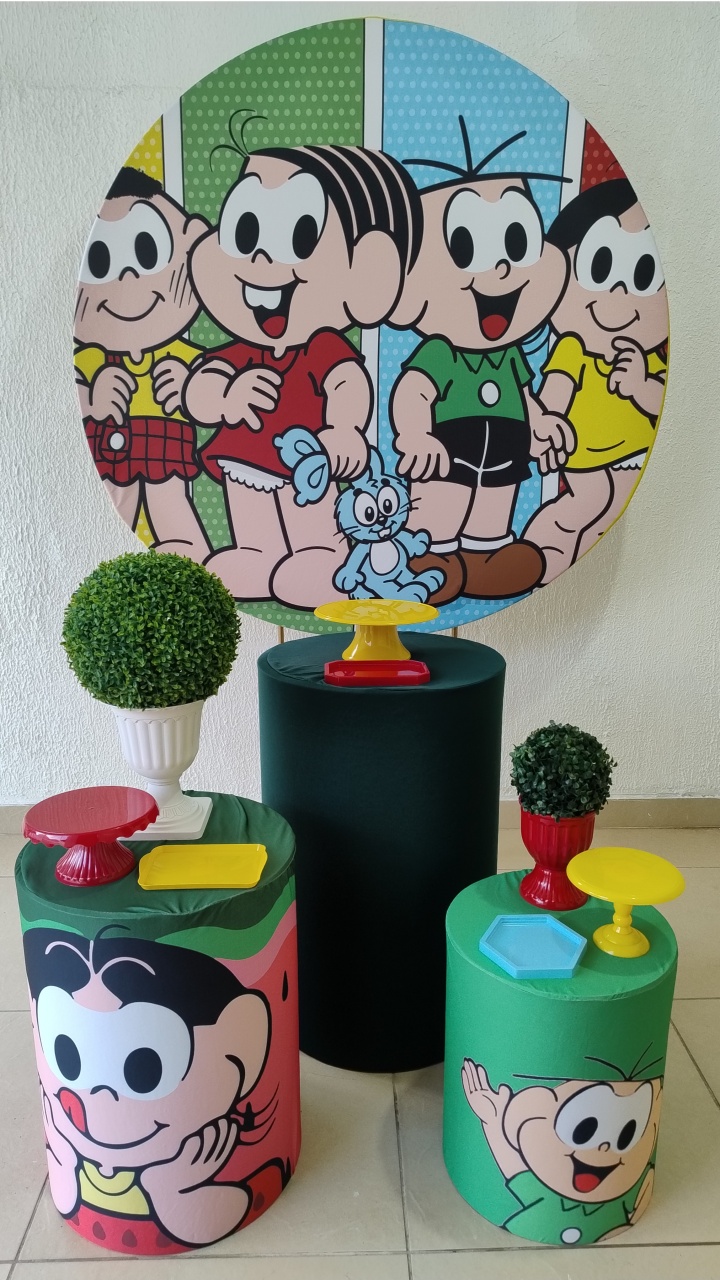 Kit Pegue E Monte Menino Turma da Mônica Anos 90 - Tradicional - Neide Locações pegue e Monte 