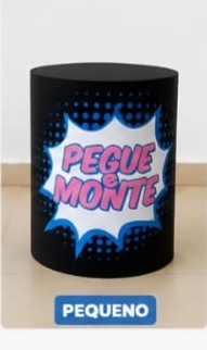Capa Para Cilindro Pequena Do Tema Escolhido - Neide Locações pegue e Monte 
