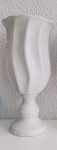 Vaso Torcido Porcelana Cerâmica Branco - imagem 1
