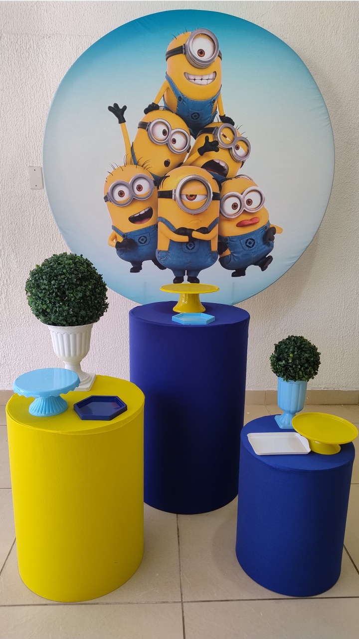 Kit Pegue E Monte Minions - Tradicional - Neide Locações pegue e Monte 