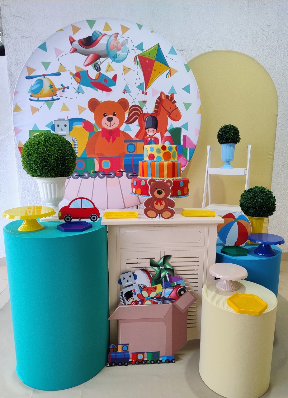 Kit Pegue E Monte Brinquedos Com Displays - Luxo - Neide Locações pegue e Monte 