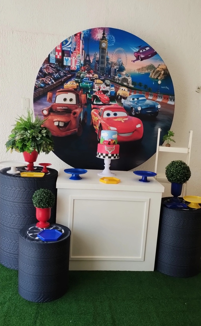 Kit Pegue E Monte Carros Com Escadinha Para Lembrancinha- Premium - Neide Locações pegue e Monte 