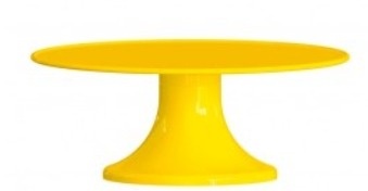 Boleira Cone Lisa 32 Cm Amarelo - Neide Locações pegue e Monte 