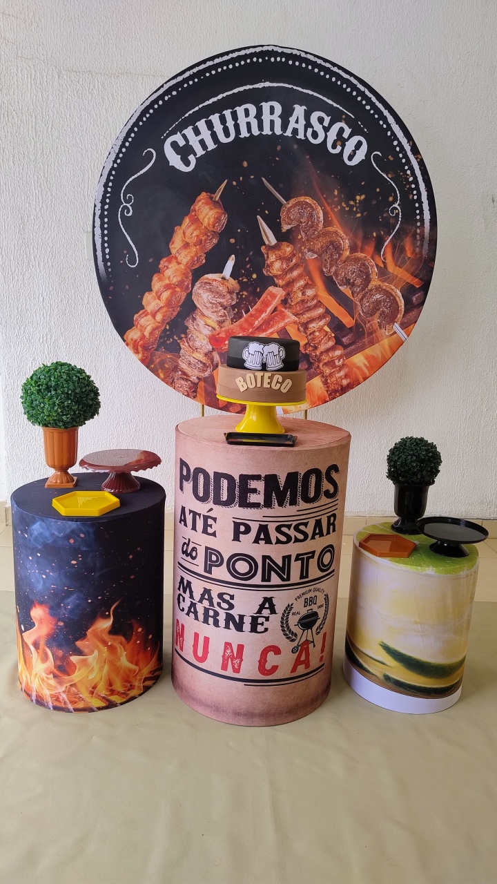 Kit Pegue E Monte Churrasco - Clássico - Neide Locações pegue e Monte 