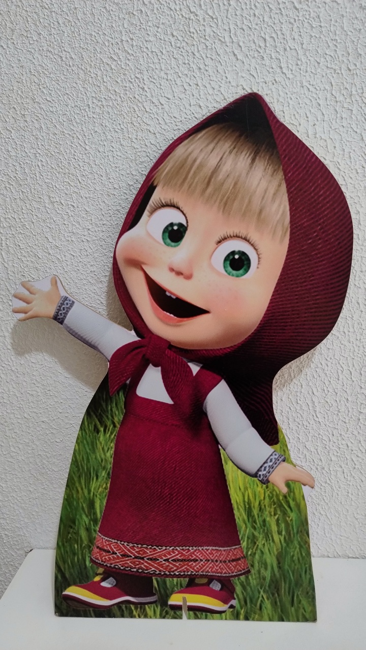 Displays de Chão E de Mesa Masha E O Urso - Neide Locações pegue e Monte 