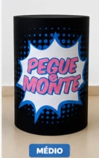 Capa Para Cilindro Médio Do Tema Escolhido - Neide Locações pegue e Monte 
