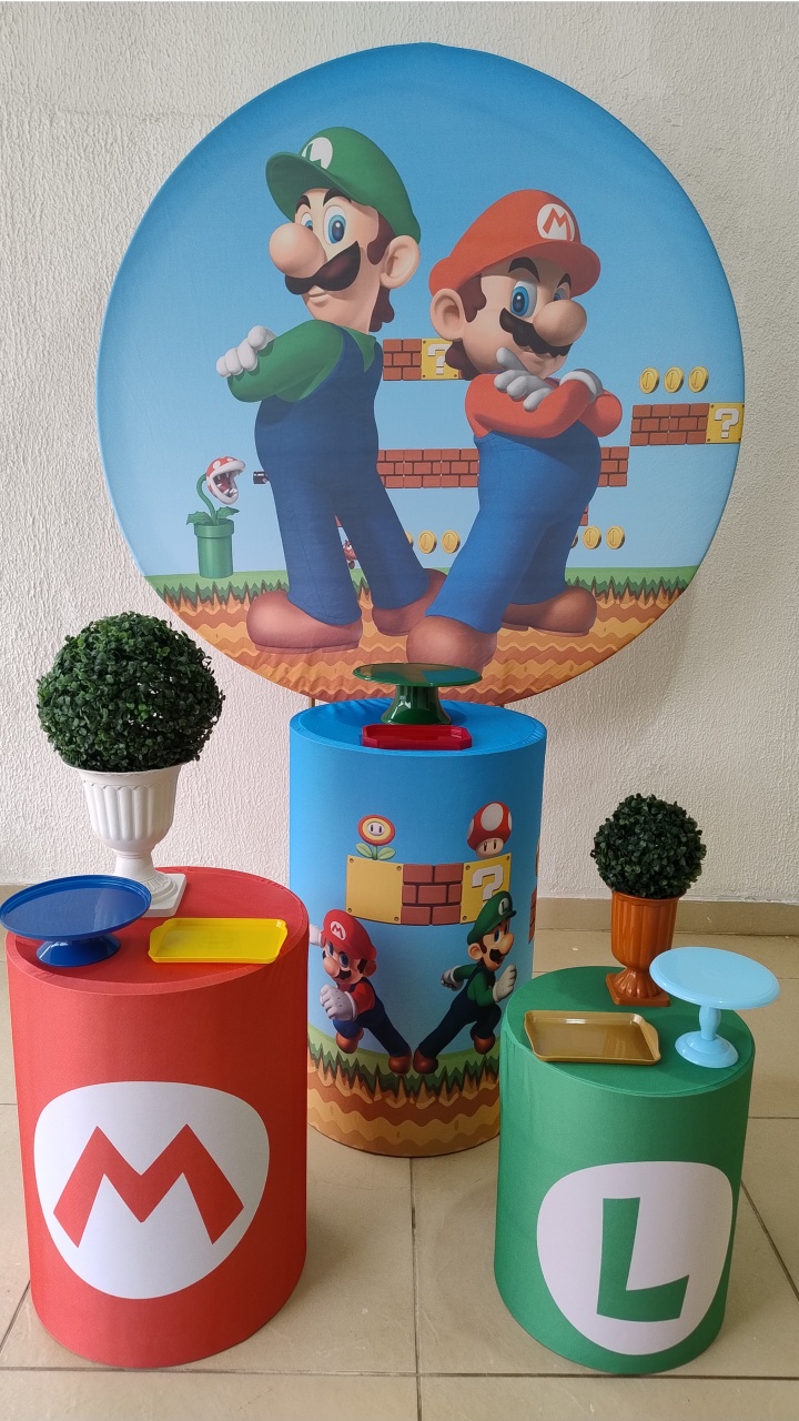 Kit Pegue E Monte Mário E Luigi - Tradicional - Neide Locações pegue e Monte 