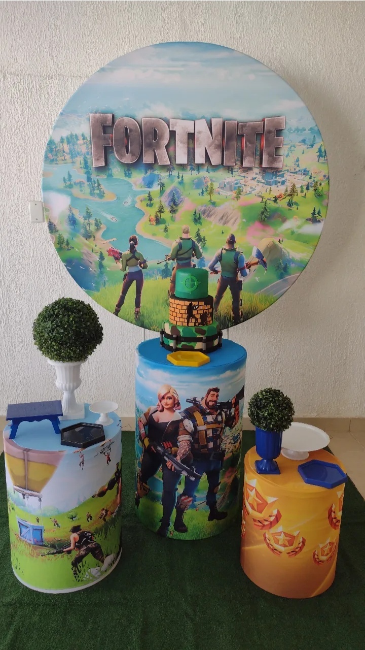 Kit Pegue E Monte Fortnite, Fortinite - Clássico - Neide Locações pegue e Monte 