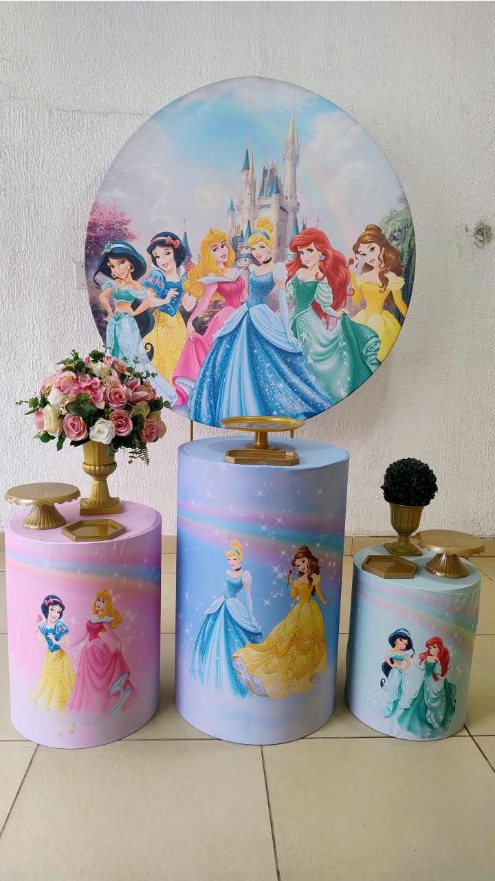 Kit Pegue E Monte Princesas - Tradicional - Neide Locações pegue e Monte 