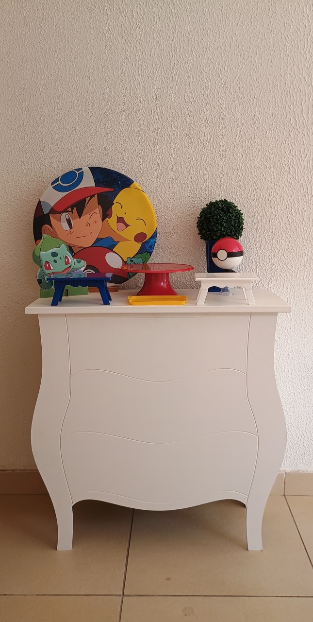Mini Kit - Festa Na Mesa - Pokemon - Neide Locações pegue e Monte 